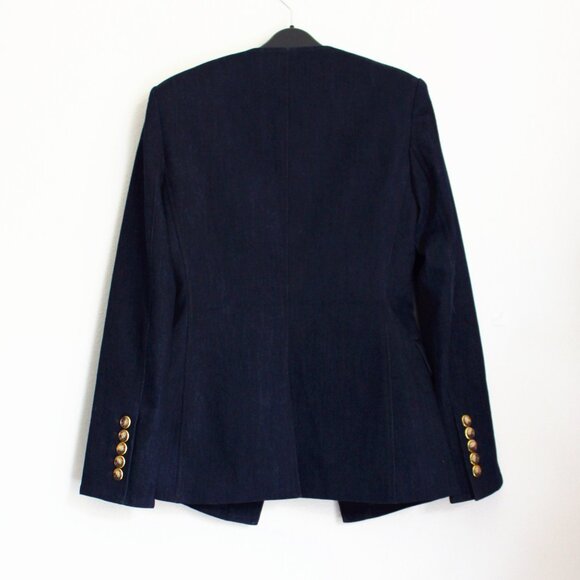 NEW Veronica Beard Cynthia Tailored Denim Jacket, Multi-size - Picture 6 of 11